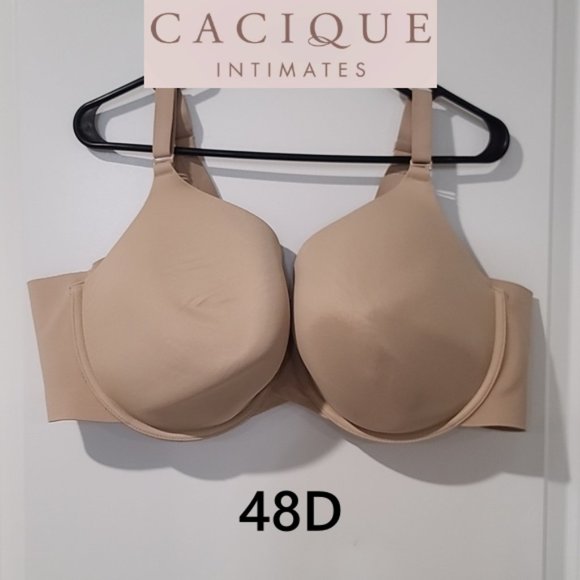 48D | Cacique | lightly lined full coverage bra - Picture 1 of 14